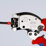 KNIPEX Selvjusterende krympeværktøj Twistor T, Crimpning værktøj Rød/Blå