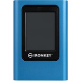 Kingston IronKey Vault Privacy 80 1.92 TB, Solid state-drev Blå/Sort