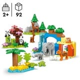 LEGO DUPLO 3-i-1 vilde dyrefamilier, Bygge legetøj Byggesæt, 2 År, Plast, 92 stk, 1,71 kg