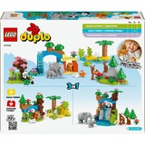 LEGO DUPLO 3-i-1 vilde dyrefamilier, Bygge legetøj Byggesæt, 2 År, Plast, 92 stk, 1,71 kg