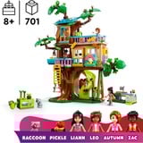 LEGO Friends Venskabs-trætophus og krea-område, Bygge legetøj Byggesæt, 8 År, Plast, 701 stk, 1,22 kg
