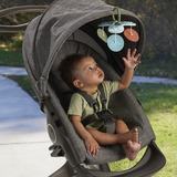 Mattel Sensimals Simply Senses-aktivitetscenter til nyfødte, babyaktivitetsmåtte til nyfødte med 6 stk. sanselegetøj, legetæppe babyaktivitetsmåtte til nyfødte med 6 stk. sanselegetøj, Baby legesæt, Legetøjsbar, Stof, Plast, Flerfarvet