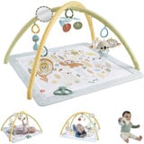 Mattel Simply Senses-aktivitetscenter til nyfødte, legetæppe Baby legesæt, Legetøjsbar, Plast, Flerfarvet