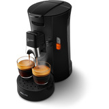 Philips CSA230 Espressomaskine 0,9 L, Padmaschine Sort, Espressomaskine, 0,9 L, Kaffebønner, 1450 W, Sort