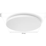 Philips Hue Hue White & Color Ambiance loftlampe Datura, stor, LED lys Hvid