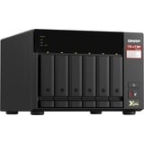 QNAP TS-673A NAS Tower Ryzen Embedded V1500B 8 GB DDR4 0 TB QNAP Turbo System Sort Sort/grå, NAS, Tower, Ryzen Embedded, V1500B, 8 GB, DDR4