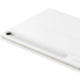SAMSUNG EF-DX725 QWERTZ Tysk Pogo Pin Hvid, Tablet Cover Hvid, QWERTZ, Tysk, Touchpad, Samsung, Galaxy Tab S9, Galaxy Tab S9 FE, Hvid