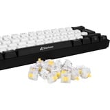 Sharkoon Linear Gateron CAP MILKY YELLOW Tastaturafbrydere, Key switch Gul/Hvid, Tastaturafbrydere, Hvid, Gul