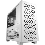 Sharkoon MS-Z1000 Micro Tower Hvid, Towerkabinet Hvid, Micro Tower, PC, Hvid, micro ATX, Mini-ITX, Spil, 13,5 cm