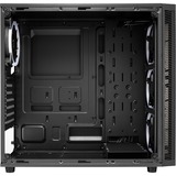 Sharkoon TG4 Midi Tower Sort, Towerkabinet Sort, Midi Tower, PC, Sort, ATX, micro ATX, Mini-ITX, Hærdet glas, Blå, Grøn, Rød