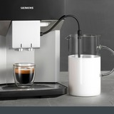 Siemens EQ.500 TP505D01 kaffemaskine Fuld-auto Espressomaskine 1,7 L, Kaffe/Espresso Automat Inox/Sort, Espressomaskine, 1,7 L, Kaffebønner, Indbygget kværn, 1500 W, Metallic, Sølv
