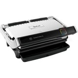 Tefal OptiGrill Elite XL GC760D kontaktgrill børstet rustfrit stål/Sort, Rustfrit stål, Rustfrit stål, 800 cm², 40 x 20 mm, Termoplast, 6 person(er)