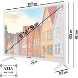 Telefunken LED-tv Hvid