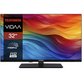 Telefunken XH32VP750M, LED-tv Sort