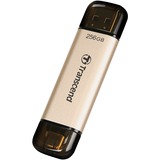 Transcend JetFlash 930C USB-nøgle 256 GB USB Type-A / USB Type-C 3.2 Gen 1 (3.1 Gen 1) Guld, USB-stik Guld/Sort, 256 GB, USB Type-A / USB Type-C, 3.2 Gen 1 (3.1 Gen 1), 420 MB/s, Hætte, Guld