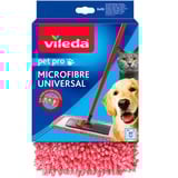 Vileda Reservebetræk til gulvmoppe Pet Pro MICROFIBRE UNIVERSAL, Wiper cover Rød