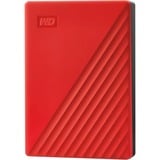 WD My Passport 6TB, Harddisk Rød