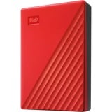 WD My Passport 6TB, Harddisk Rød