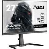 iiyama G-MASTER GB2745HSU-B2 computerskærm 68,6 cm (27") 1920 x 1080 pixel Fuld HD LED Sort, Gaming Skærm Sort (mat), 68,6 cm (27"), 1920 x 1080 pixel, Fuld HD, LED, 1 ms, Sort