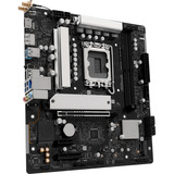 ASRock B860M-X GEN5 WiFi, Bundkort Sort/Sølv