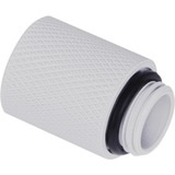 Alphacool Istap forlængelse 20mm G1/4 udvendig gevind til G1/4 indvendig gevind - Hvid Hvid