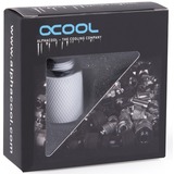 Alphacool Istap forlængelse 20mm G1/4 udvendig gevind til G1/4 indvendig gevind - Hvid Hvid