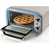 Ariete 3919/05 10 L 800 W Lyse Blå Grill, Mini ovn Hvid/Lyseblå, 10 L, Lyse Blå, Fritstående, Dreje, 90 - 230 °C, Mekanisk