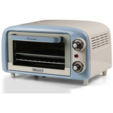 Ariete 3919/05 10 L 800 W Lyse Blå Grill, Mini ovn Hvid/Lyseblå, 10 L, Lyse Blå, Fritstående, Dreje, 90 - 230 °C, Mekanisk