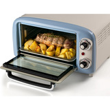 Ariete 3919/05 10 L 800 W Lyse Blå Grill, Mini ovn Hvid/Lyseblå, 10 L, Lyse Blå, Fritstående, Dreje, 90 - 230 °C, Mekanisk