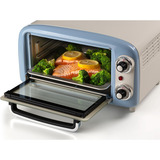 Ariete 3919/05 10 L 800 W Lyse Blå Grill, Mini ovn Hvid/Lyseblå, 10 L, Lyse Blå, Fritstående, Dreje, 90 - 230 °C, Mekanisk