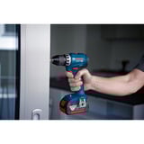 Bosch 18V Profi-sæt Borehammer GBH 18V-22 + Bore-/skruemaskine GSR 18V-45, Skruetrækker Blå/Sort