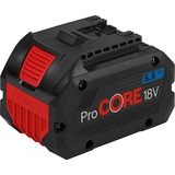 Bosch ProCORE18V 5.5Ah Professional Batteri Sort/Rød, Batteri, Lithium-Ion (Li-Ion), 5,5 At, 18 V, Bosch, Sort, Rød