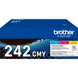 Brother TN-242CMY tonerpatron 1 stk Original Blå, Magenta, Gul 1400 Sider, Blå, Magenta, Gul, 1 stk