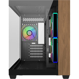 Cooler Master Elite 481 Wood, Towerkabinet Sort/træ