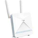 D-Link EAGLE PRO AI trådløs router Gigabit Ethernet Enkelt band (2,4 GHz) 4G Hvid, WIRELESS LTE router Wi-Fi 6 (802.11ax), Enkelt band (2,4 GHz), Ethernet LAN, 4G, Hvid, Stationær router/pol router