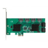 DeLOCK 8-port SATA PCI Express x1 kort, Controller 