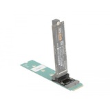 DeLOCK Adapter M.2 Key A+E stik til Key M slot vinklet med holder, Interface card 