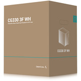 DeepCool DeepCool CG330 3F WH, Towerkabinet Hvid