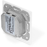 Digitus CAT.6A dataudtag, indbygget, afskærmet, 2x RJ-45 LSA, Samledåse Hvid