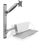 Digitus DA-90354 skærmbeslag og -stativer 68,6 cm (27") Sølv Væg, Wall Mount Sølv, 8 kg, 43,2 cm (17"), 68,6 cm (27"), 100 x 100 mm, Højdejustering, Sølv