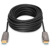 Digitus HDMI AOC hybrid fiberoptisk kabel, UHD 8K Sort