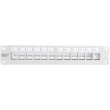 Digitus Modulært patchpanel, 12-porte, ubesat, Patch Panel grå