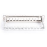 Digitus Modulært patchpanel, 12-porte, ubesat, Patch Panel grå