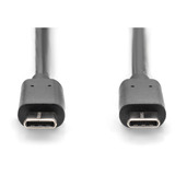 Digitus USB 2.0 tilslutningskabel USB-C > USB-C Sort
