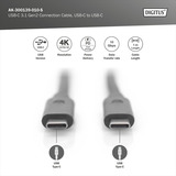 Digitus USB 3.2 Gen 2 tilslutningskabel USB-C > USB-C Sort