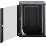 Digitus Vægkasse Dynamic Basic Serie - 600x450 mm (BxD), IT kabinet Sort