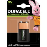 Duracell Rechargeable 9V 170mAh, Batteri 