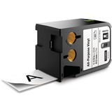 Dymo Vinyl til universalbrug, Tape Sort på hvid, Sort, Termisk overførsel, Vinyl, Belgien, -40 - 60 °C