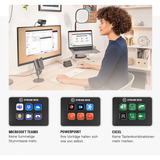 Elgato Stream Deck Mini tastatur USB Sort Sort, Mini, Ledningsført, USB, Sort