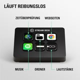 Elgato Stream Deck Mini tastatur USB Sort Sort, Mini, Ledningsført, USB, Sort